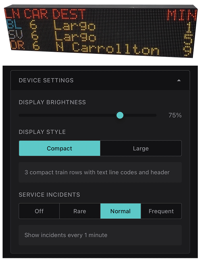 Choose Display Mode